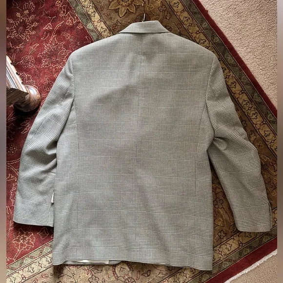 Plaid Blazer vintage wool Italy Ruffini